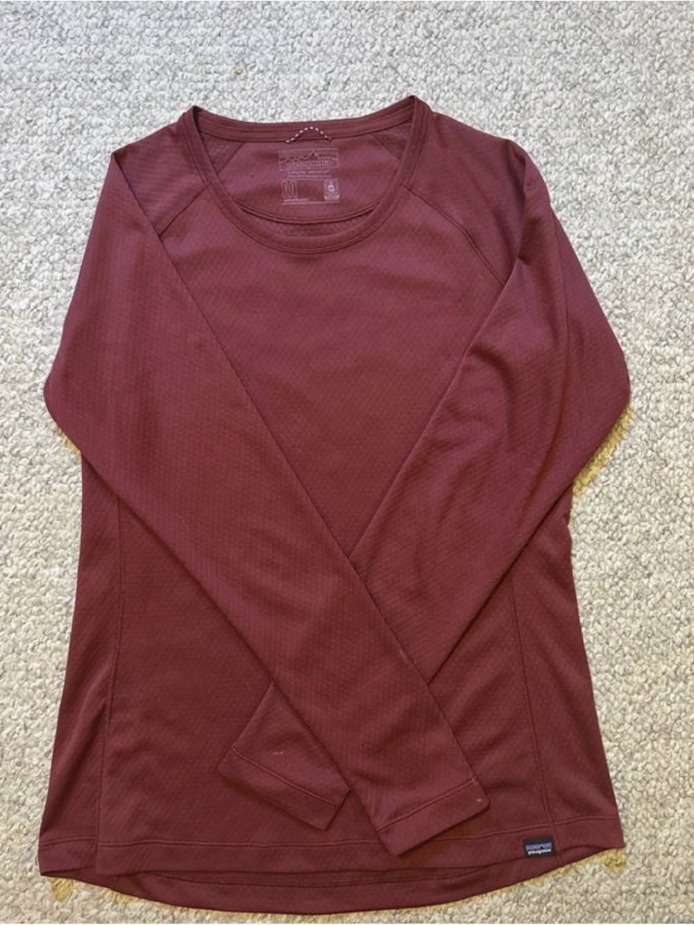 Patagonia Women's Long-Sleeve Performance Top - Burnt Red